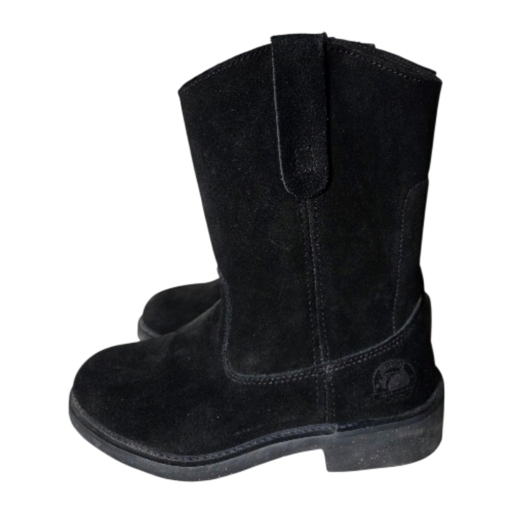 Brahma Del Rio Black Suede Work Boots Men's Size 8 NWOT